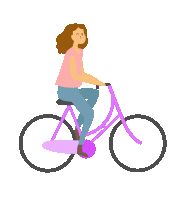 Woman Bike